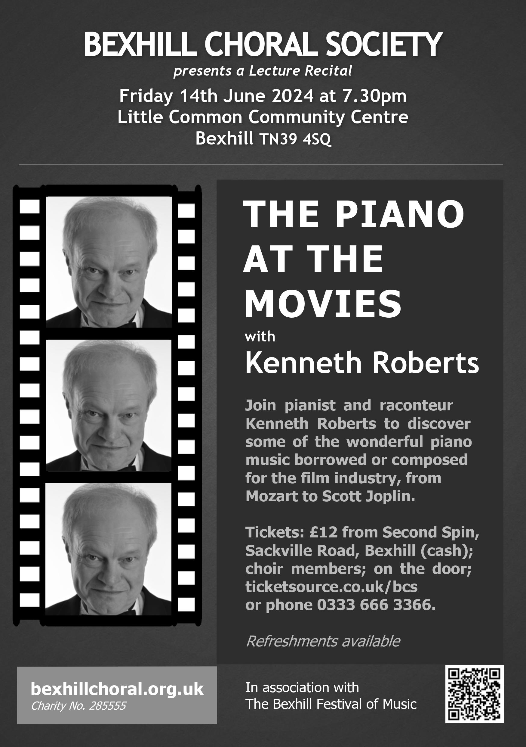 The Piano at the Movies - Lecture Recital by Kenneth Roberts 